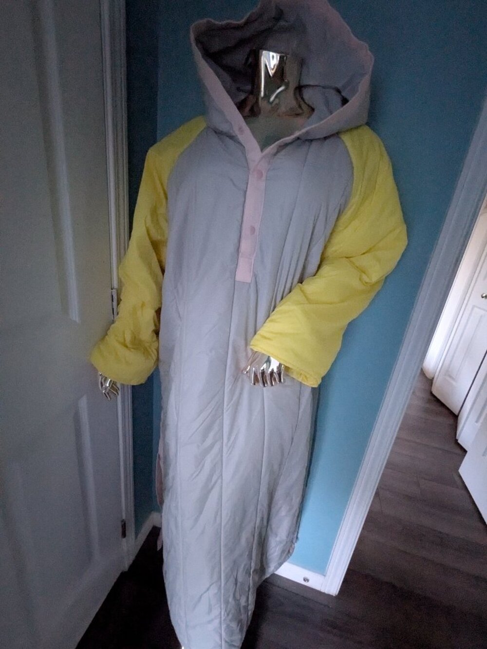Sleeping bag long padded coat